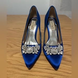 Badgley Mishka satin heels